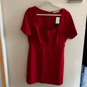 Abercrombie & Fitch Red Dress NWT Large